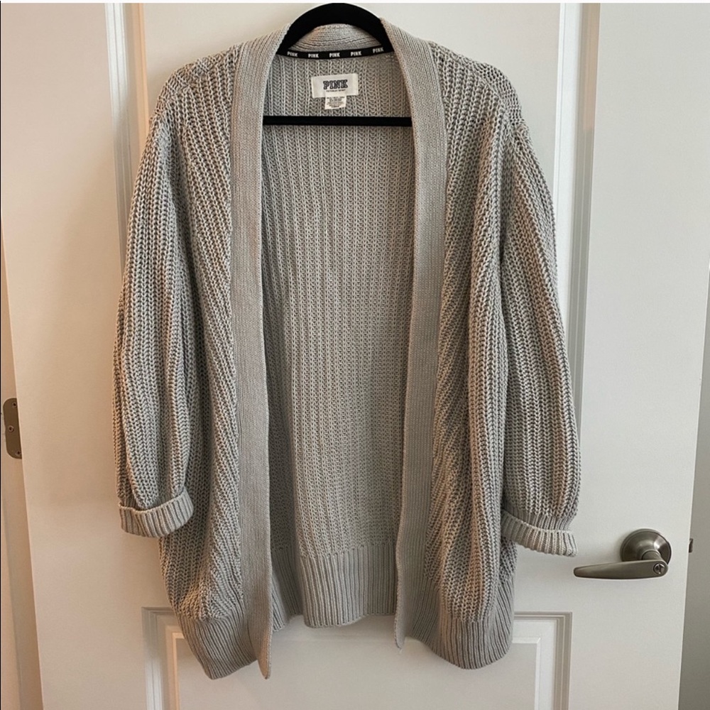 VS PINK long boyfriend sweater cardigan